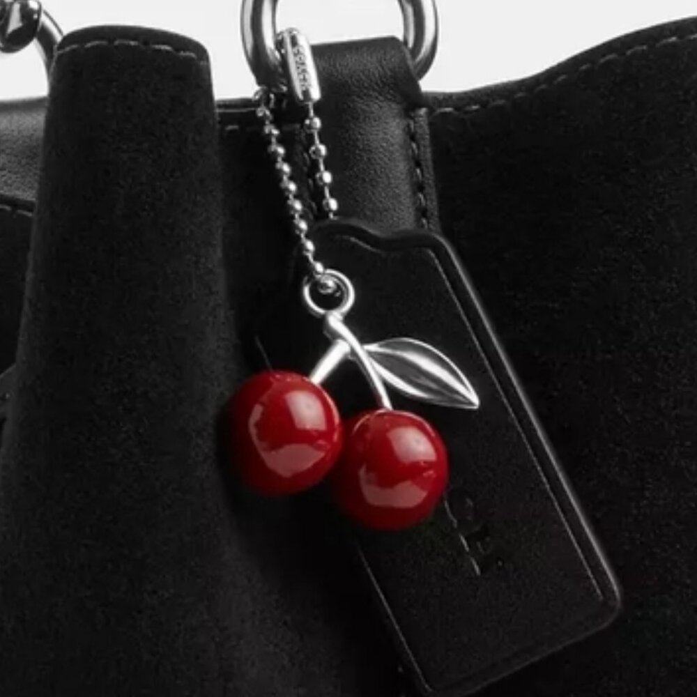 Coach Small Cherry Shoe Charm - LOWEST PRICE IS LISTED AS IS. NO OFFERS.